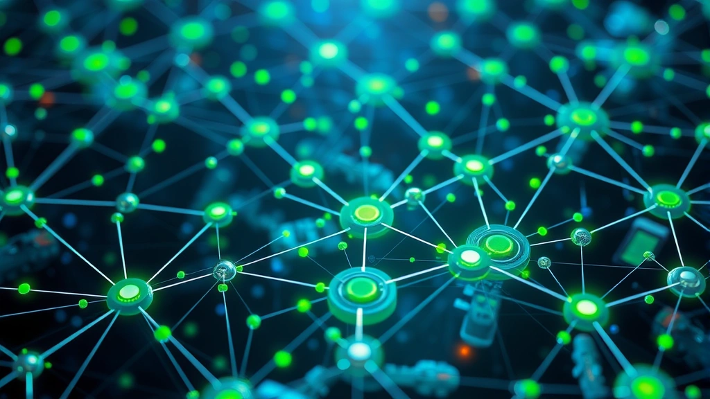 Photorealistic visualization of interconnected computational nodes and data flows with green energy indicators, representing optimized resource allocation and efficient data transfer between isolated environments, abstract technology aesthetic